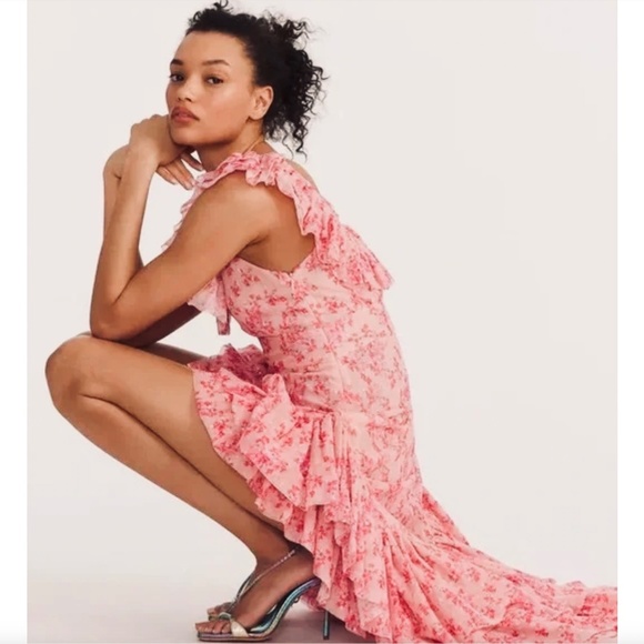 Loveshackfancy Winslow Dress In Autumn Rose Sz M - Picture 8 of 16